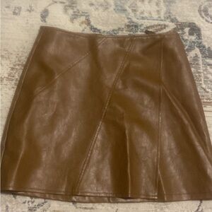 She +Sky leather skirt size small